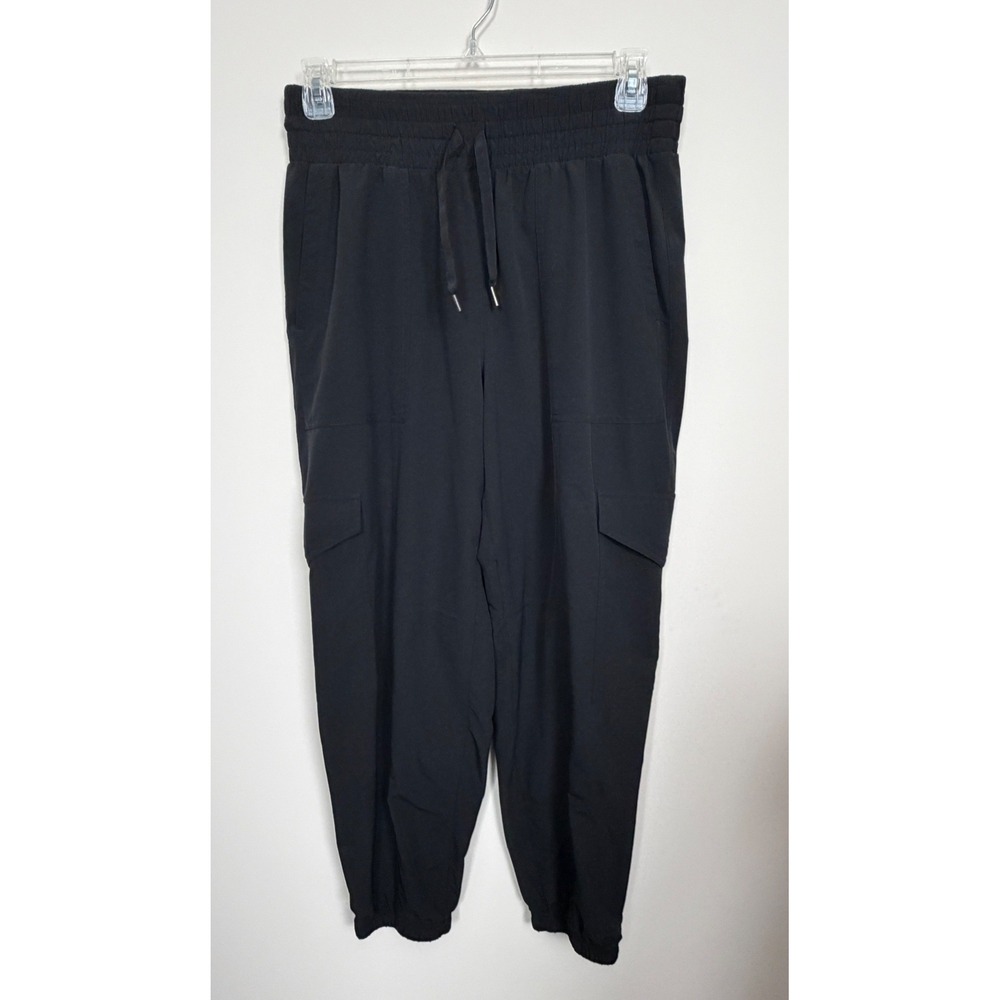 Spanx Cargo Joggers Womens Large Black‎ Elastic Waist Drawstring 5LW1P12ZGDS48SJ